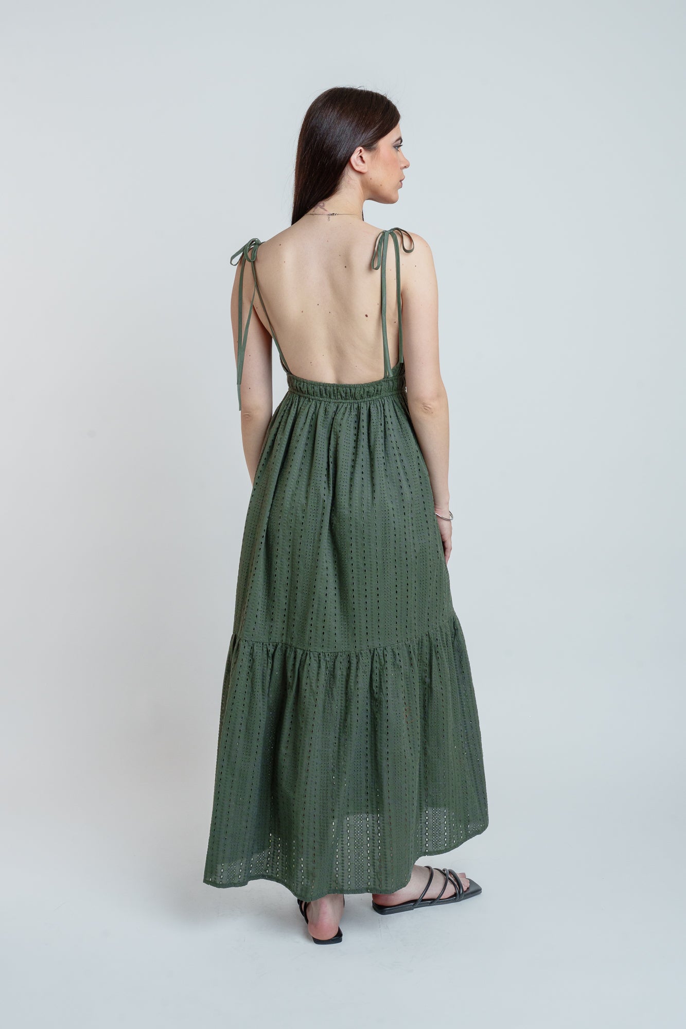 All Eyes On Me Eyelet Maxi Dress