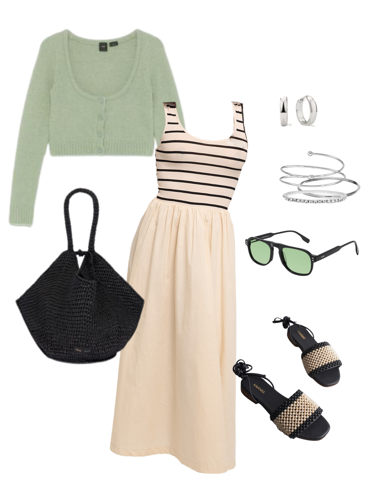 Living For It Knit Poplin Dress