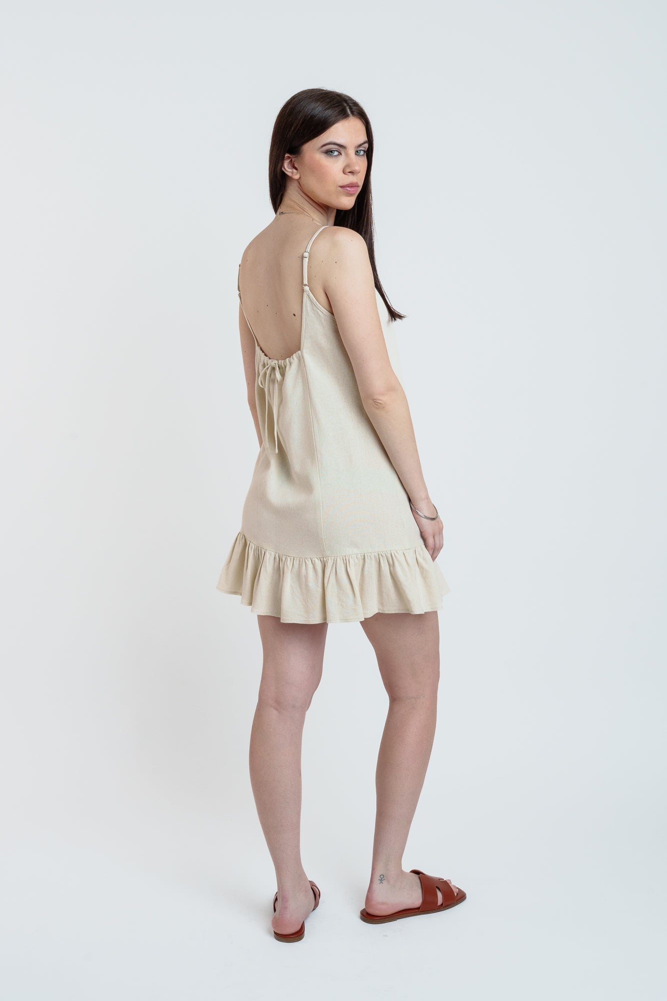 Eazy Breezy Linen Mini Dress