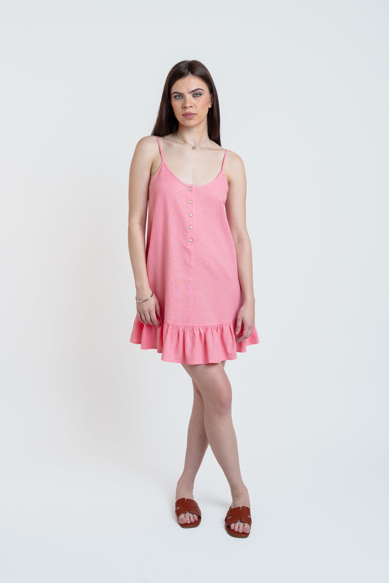 Eazy Breezy Linen Mini Dress