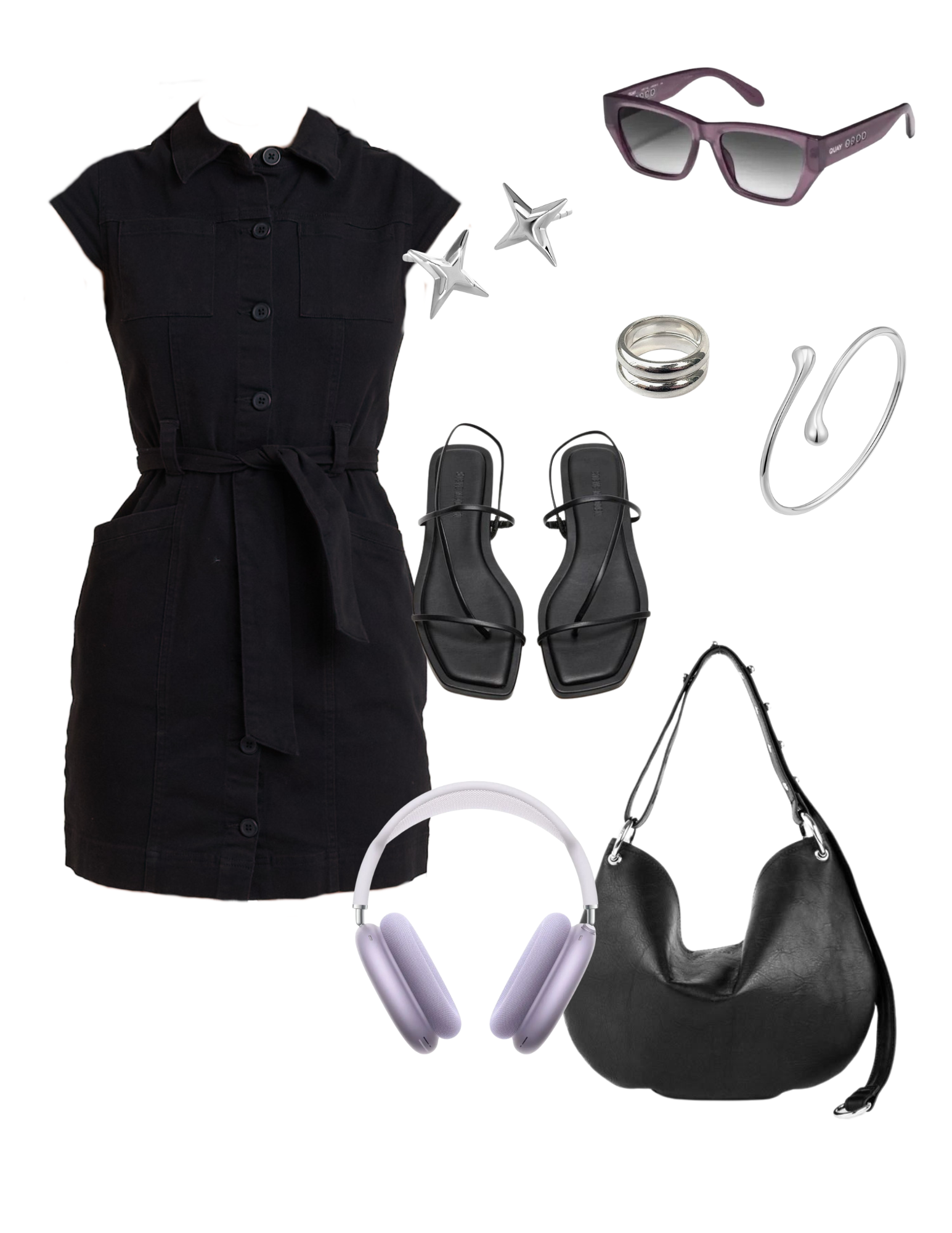 Fast Life Utility Mini Dress