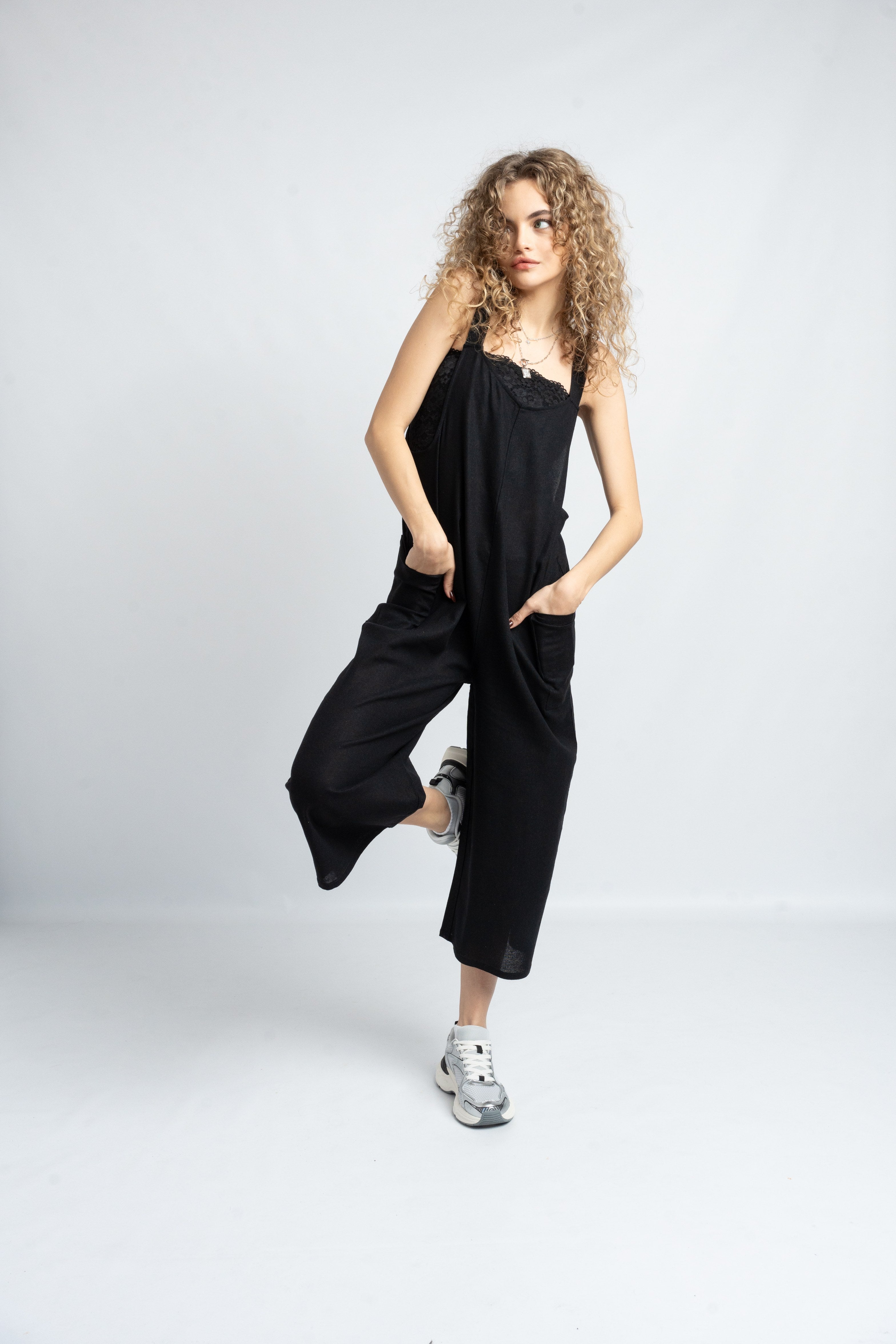 Island Getaway Linen Jumpsuit