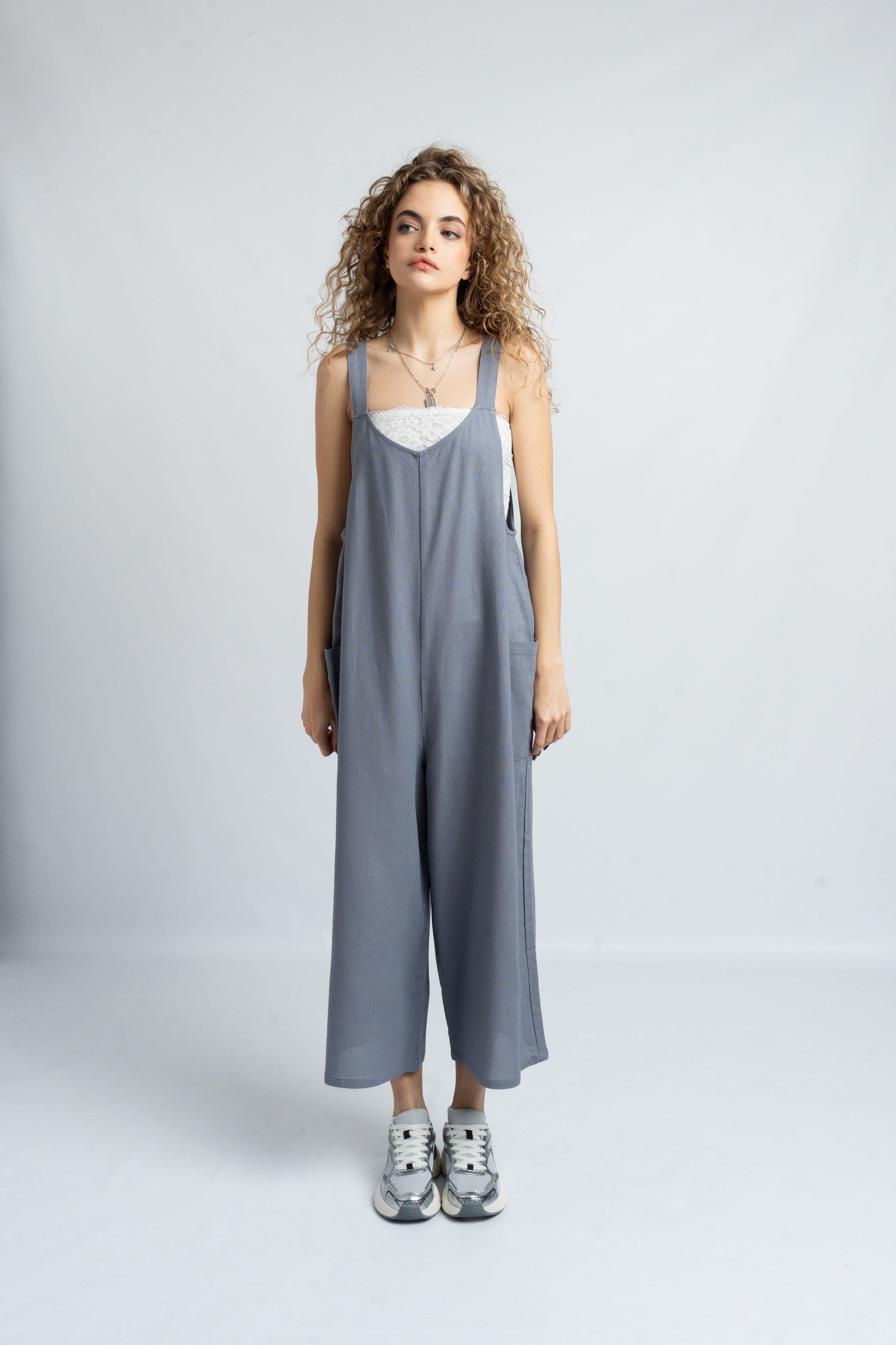 Island Getaway Linen Jumpsuit