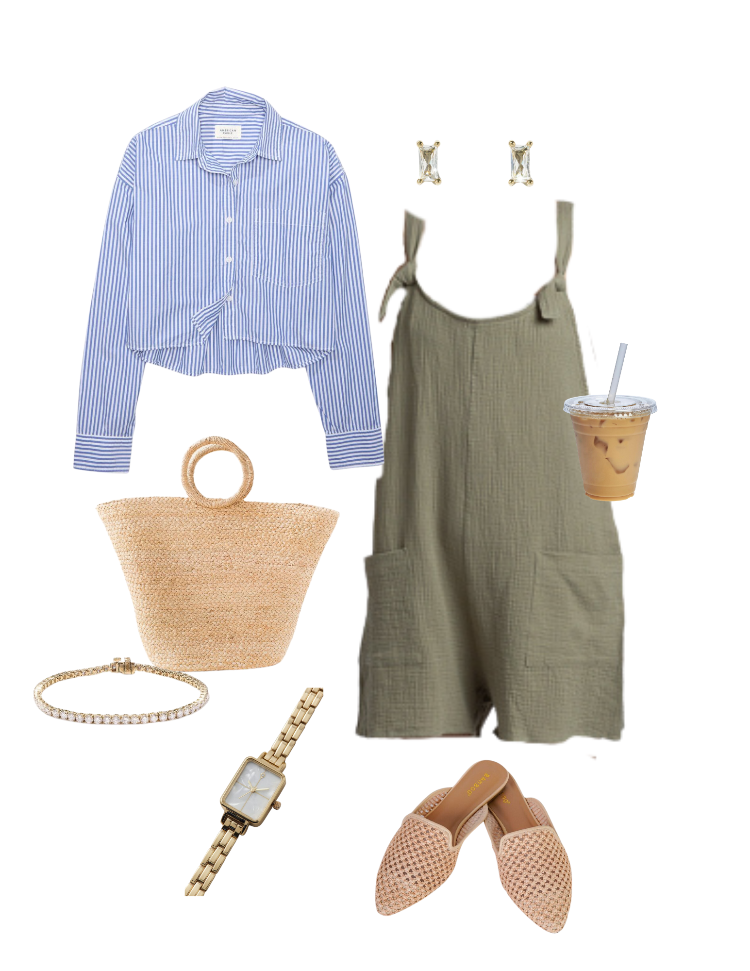 Call Me Later Gauze Romper