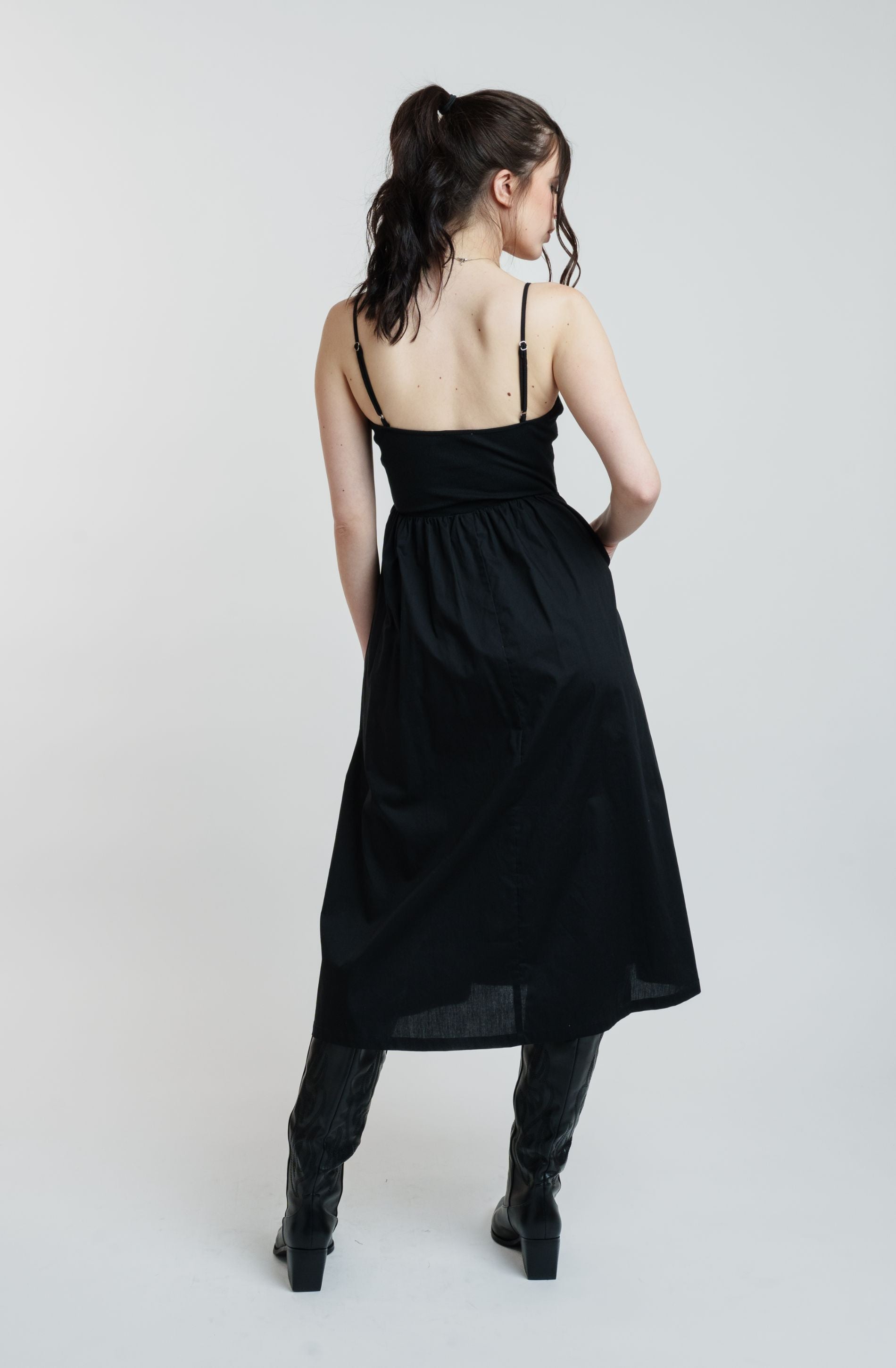 Call Me Queen Woven Midi Dress
