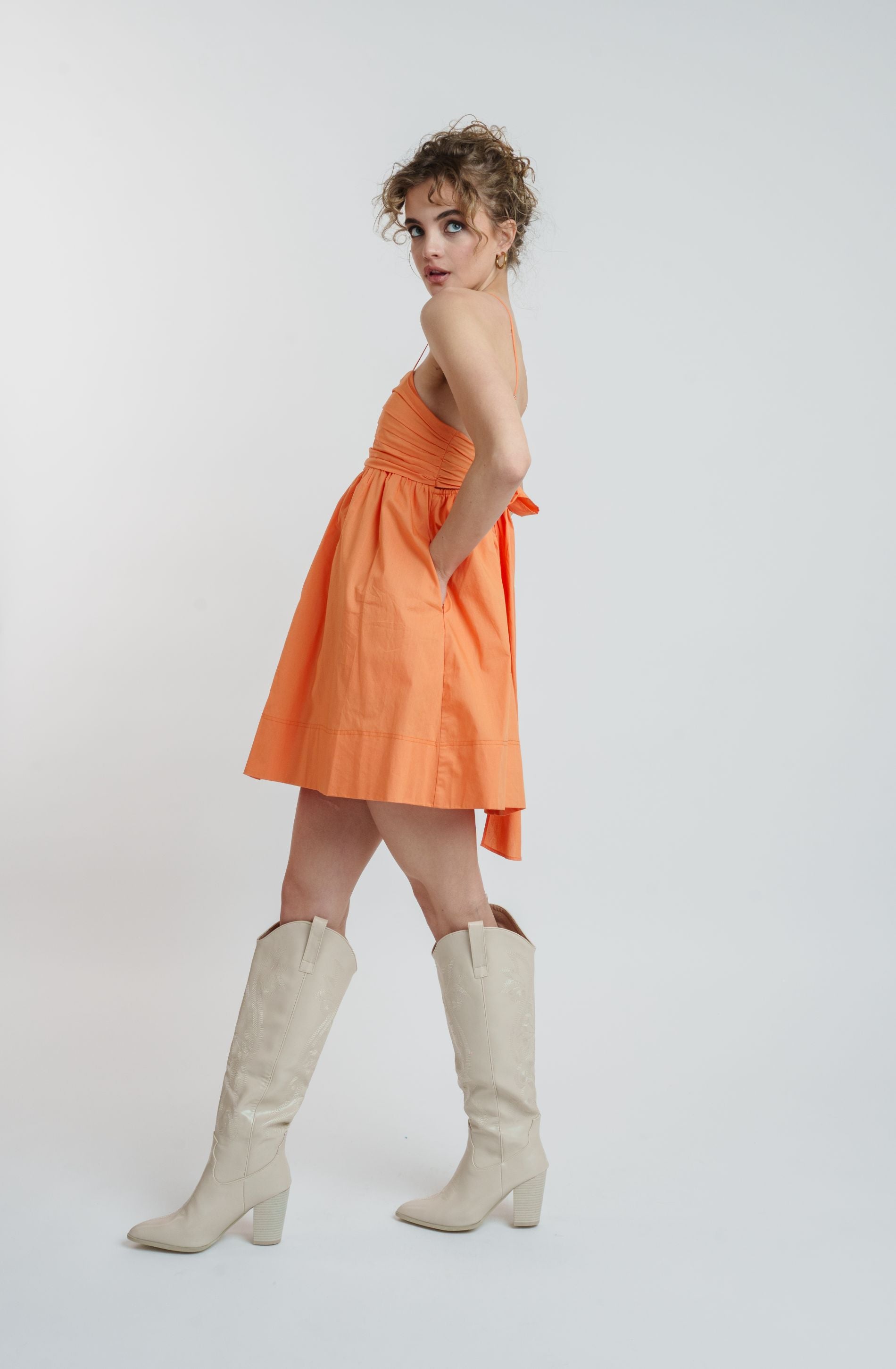 Cupids Bow Poplin Dress
