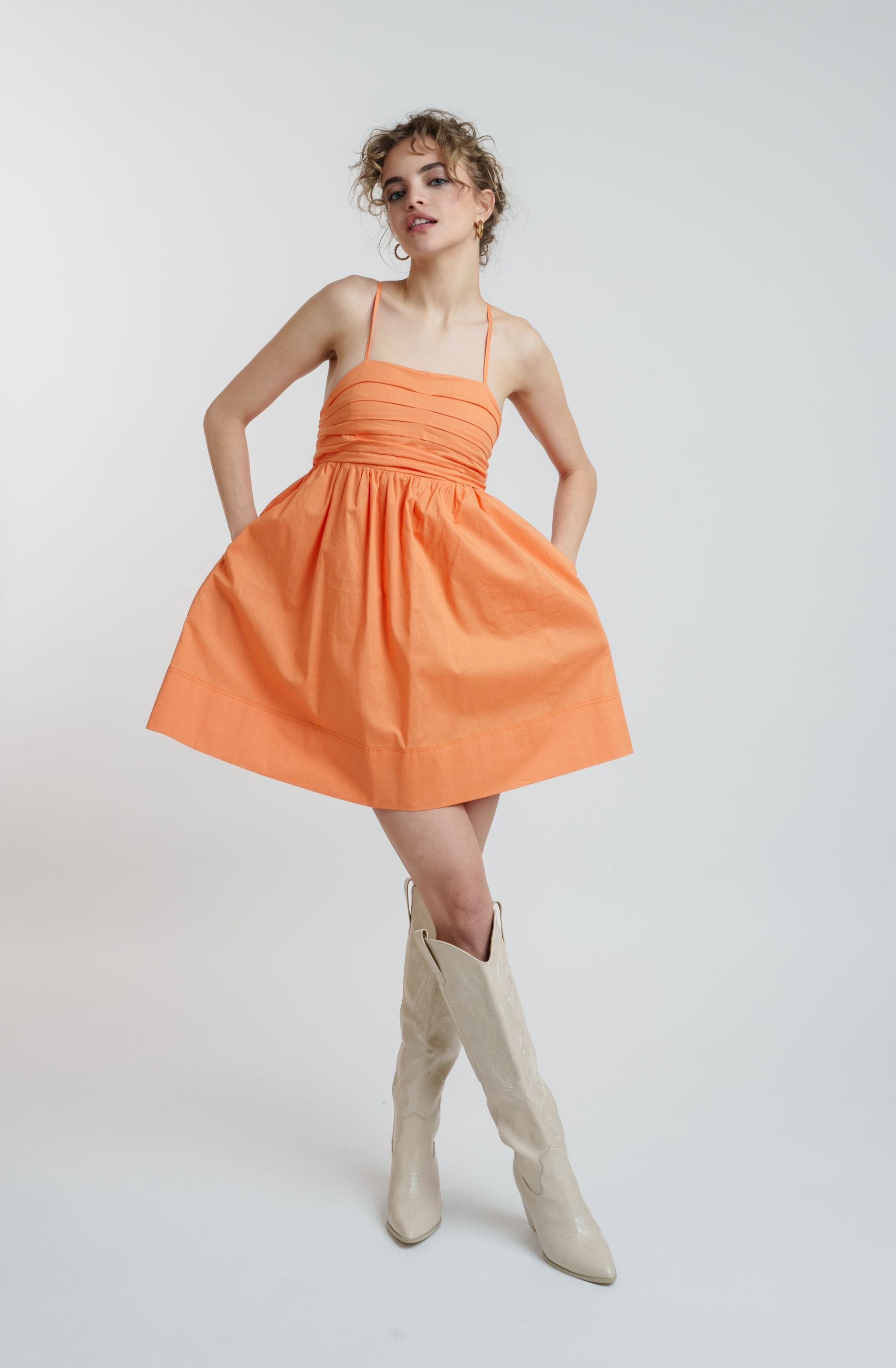 Cupids Bow Poplin Dress